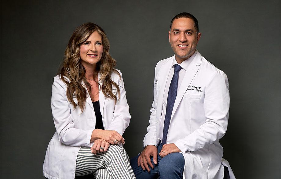 Dr. Khoury and Amanda Worsham, FNP-C